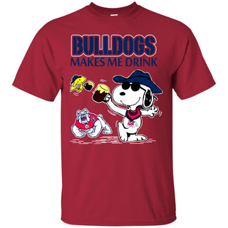 Fresno State Bulldogs Make Me Drinks T Shirts