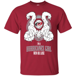Carolina Hurricanes Girl Win Or Lose T Shirts