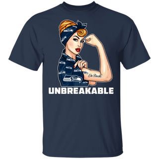 Beautiful Girl Unbreakable Go Seattle Seahawks T Shirt