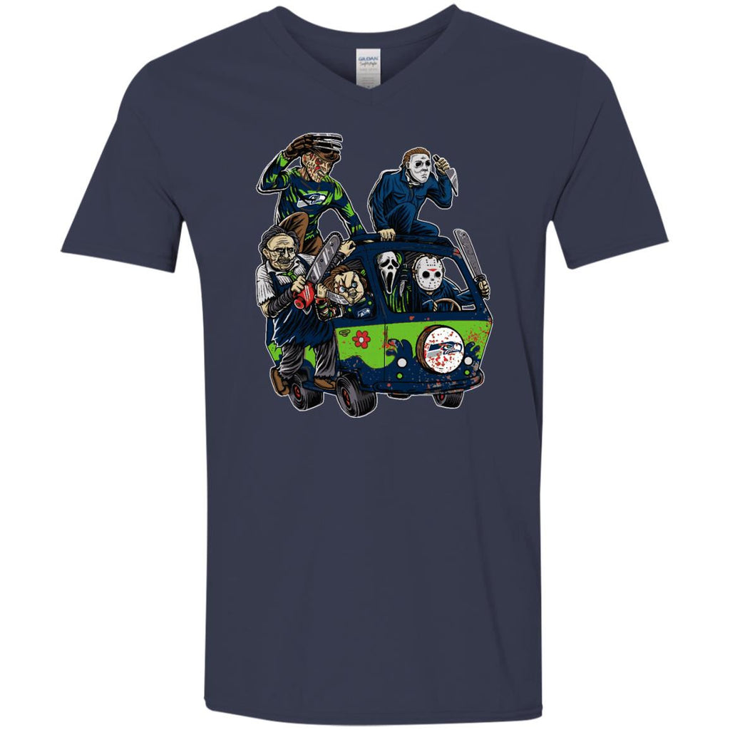 The Massacre Machine Seattle Seahawks T Shirt - Best Funny Store