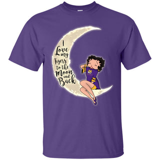 BB I Love My LSU Tigers To The Moon And Back T Shirt