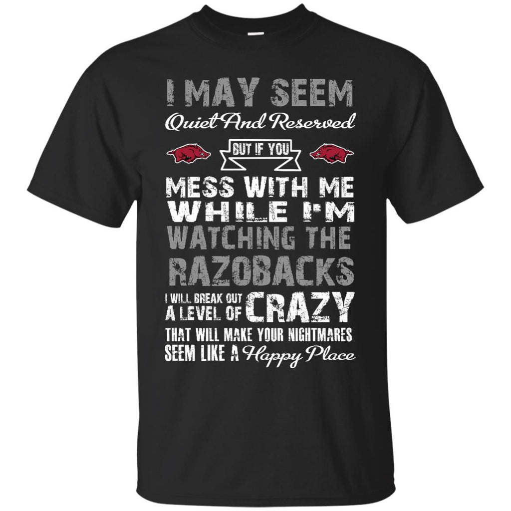 I May Seem Arkansas Razorbacks T Shirt - Best Funny Store
