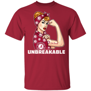 Beautiful Girl Unbreakable Go Alabama Crimson Tide T Shirt