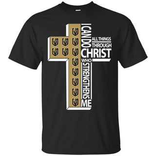 I Can Do All Things Through Christ Vegas Golden Knights T Shirts