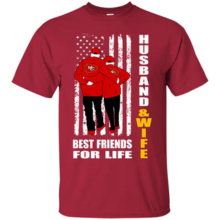 Husband And Wife Best Friends For Life Kansas City Chiefs T Shirt - Best Funny Store