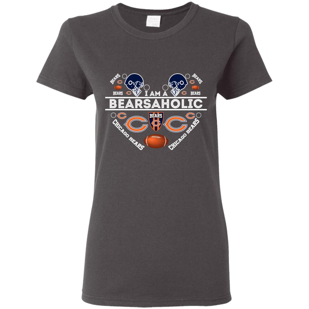I Am A Bearsaholic Chicago Bears T Shirts