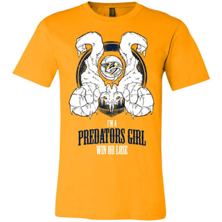 Nashville Predators Girl Win Or Lose T Shirts