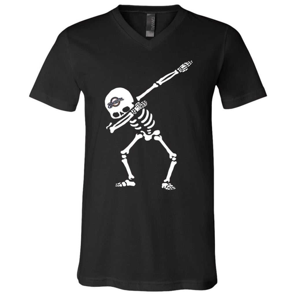 Dabbing Skull Milwaukee Brewers T Shirts