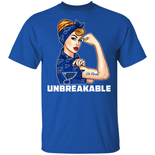Beautiful Girl Unbreakable Go St. Louis Blues T Shirt