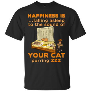 Happiness Is Falling Asleep T Shirts
