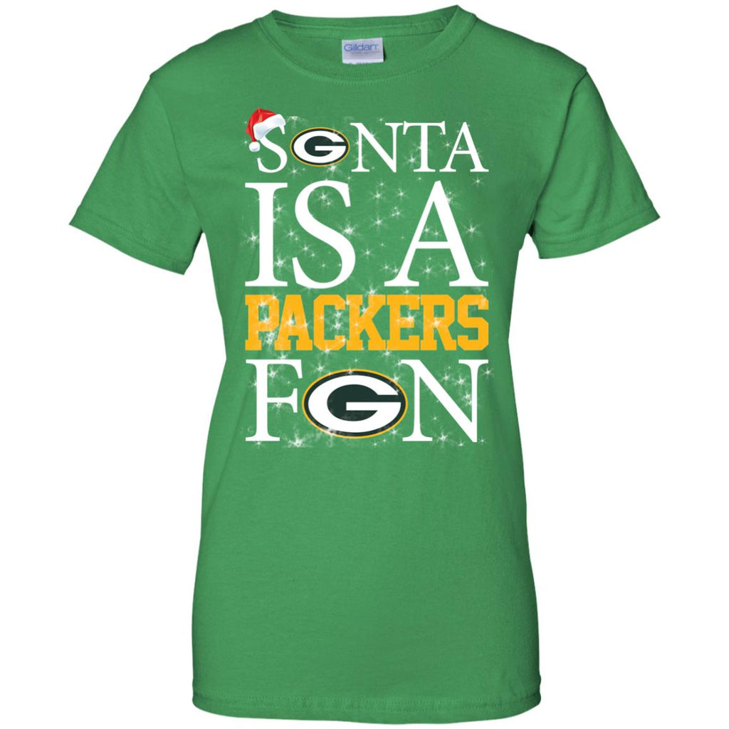 Santa Is A Green Bay Packers Fan T Shirts