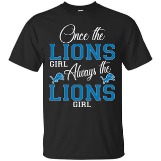 Always The Detroit Lions Girl T Shirts