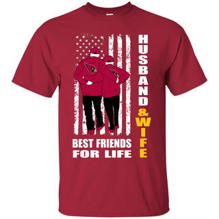 Husband And Wife Best Friends For Life Arizona Cardinals T Shirt - Best Funny Store