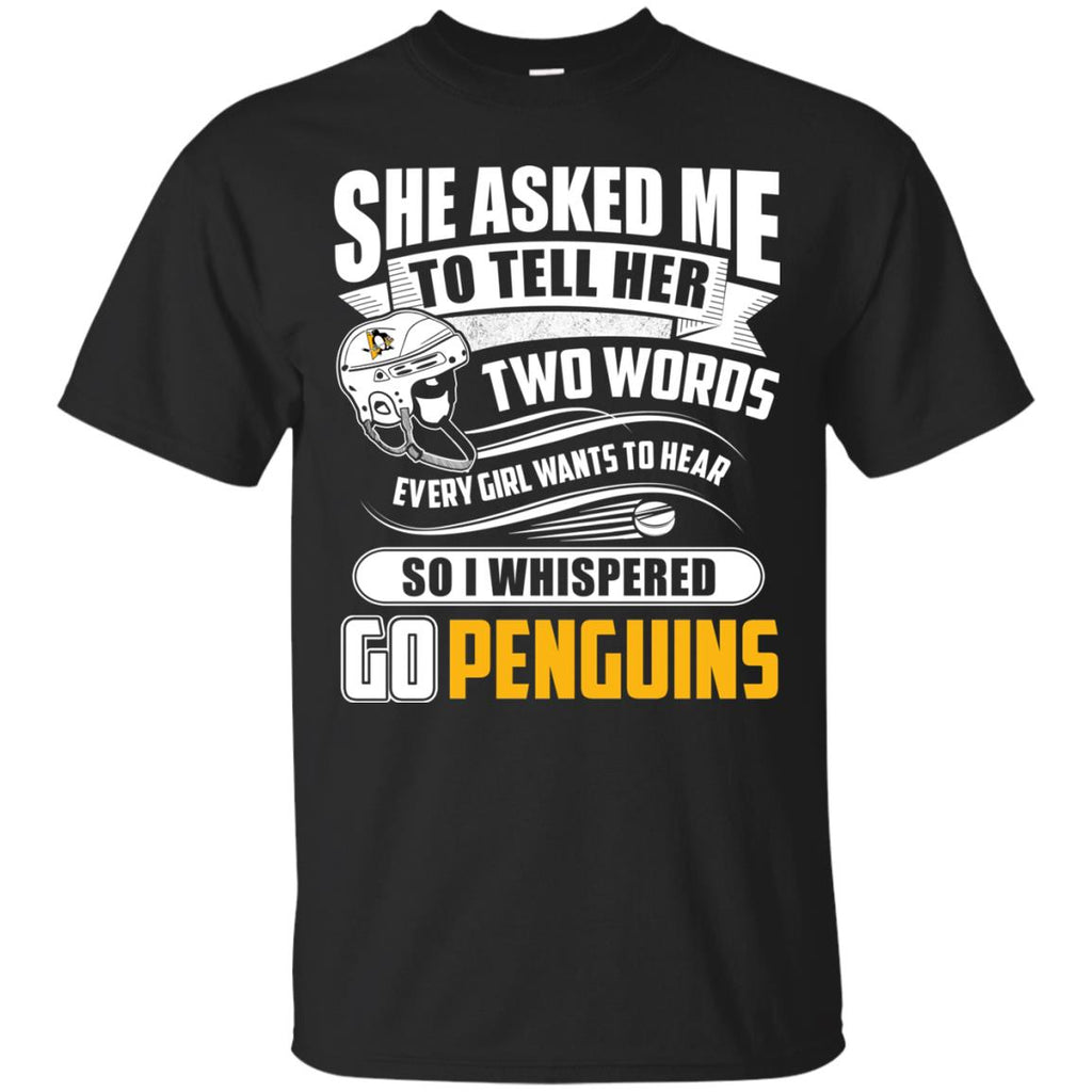 træfning tjene Definition She Asked Me To Tell Her Two Words Pittsburgh Penguins T Shirts – Best Funny  Store