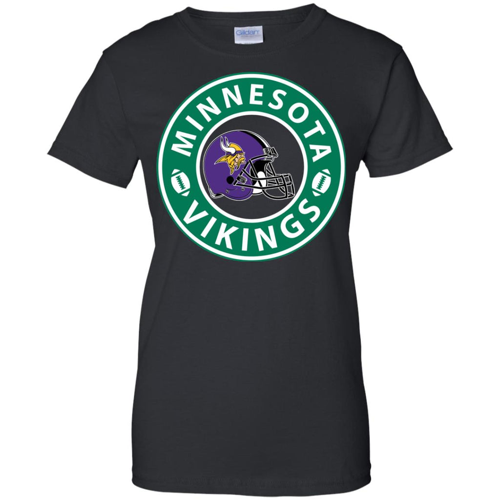 Starbucks Coffee Minnesota Vikings T Shirts