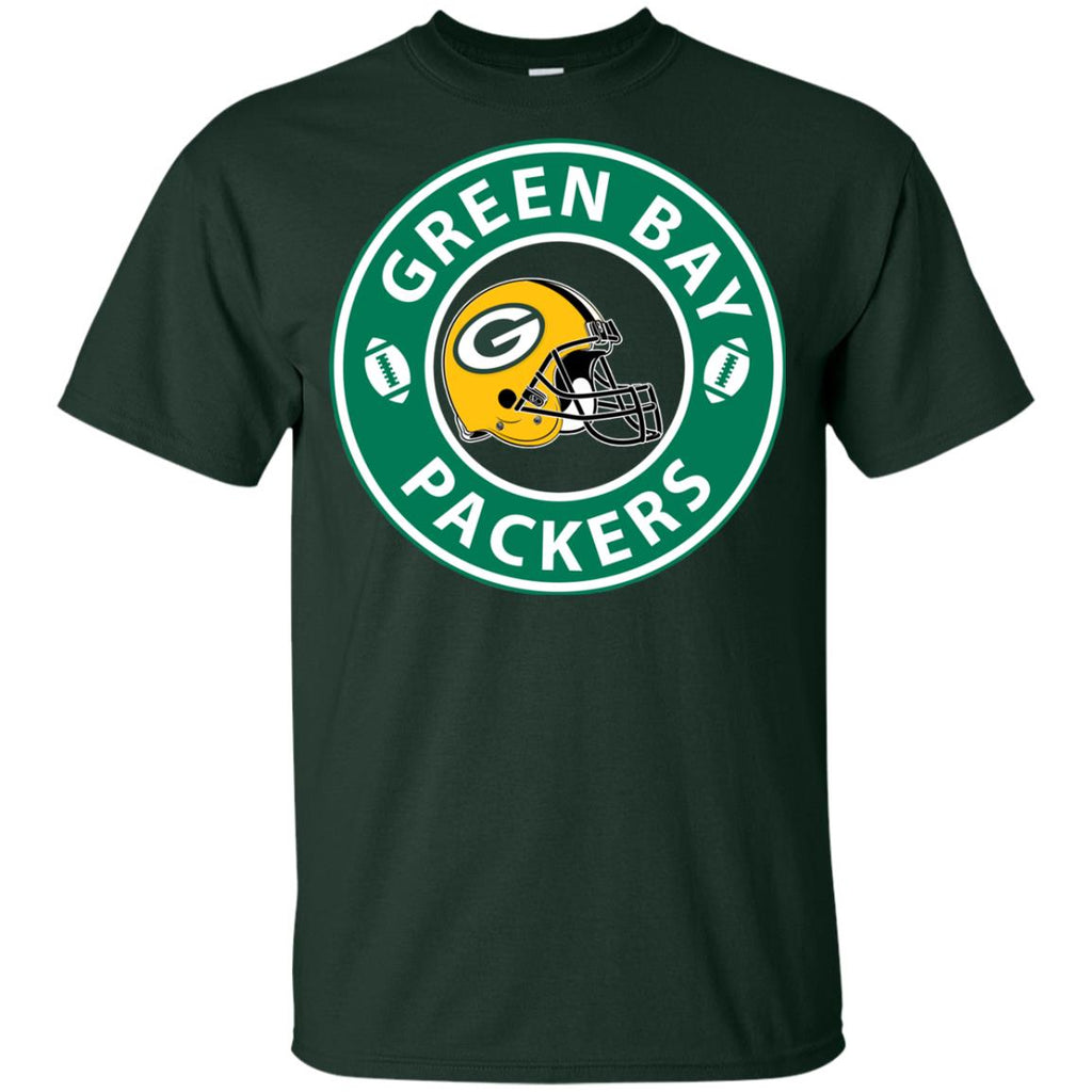Starbucks Coffee Green Bay Packers T Shirts