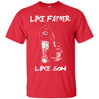 Like Father Like Son Cincinnati Reds T Shirt