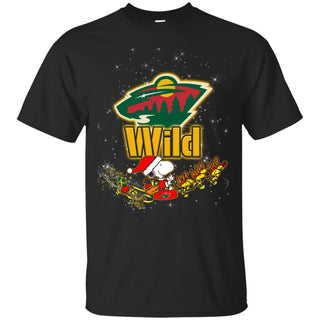 Snoopy Christmas Minnesota Wild T Shirts