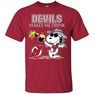 New Jersey Devils Make Me Drinks T Shirts