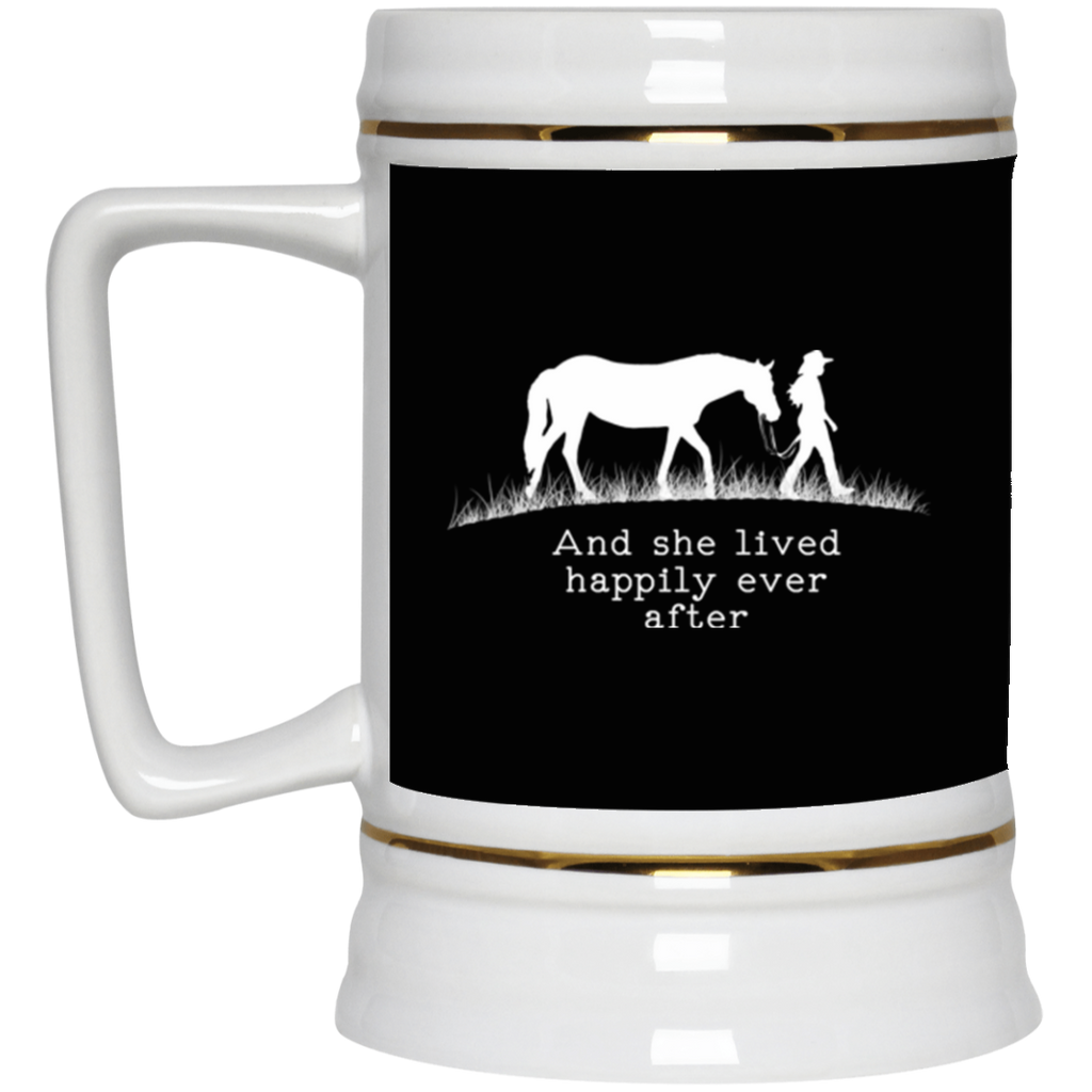 Horse And She Lived Happily Ever After Mugs