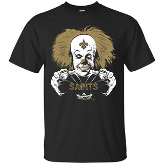 IT Horror Movies New Orleans Saints T Shirts