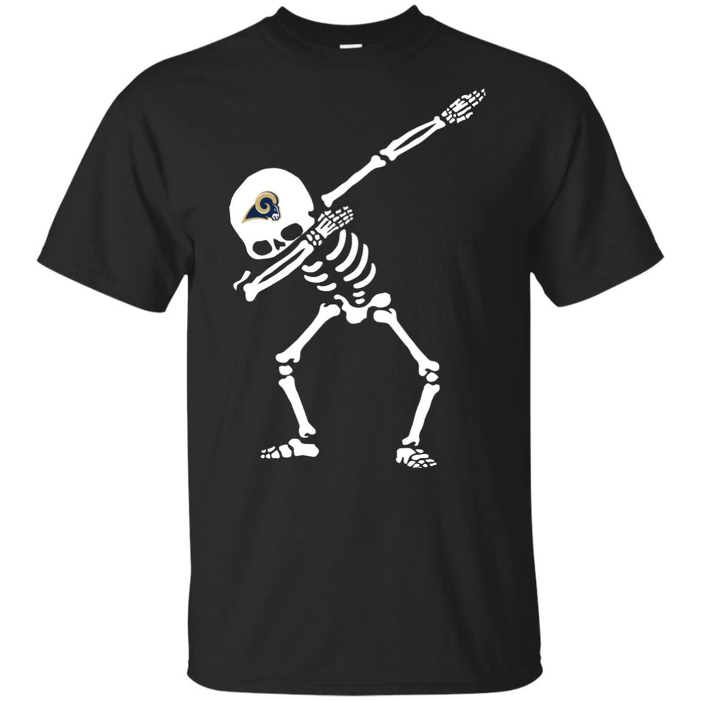 Dabbing Skull Los Angeles Rams T Shirts