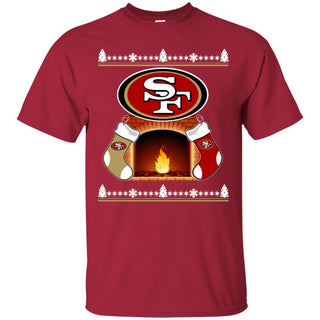 Christmas Stove Socks San Francisco 49ers Tshirt For Lovers