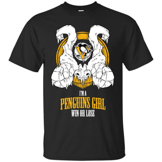Pittsburgh Penguins Girl Win Or Lose T Shirts