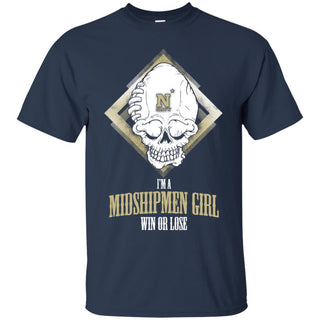Navy Midshipmen Girl Win Or Lose T Shirts
