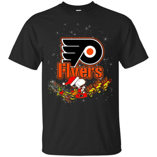 Snoopy Christmas Philadelphia Flyers T Shirts