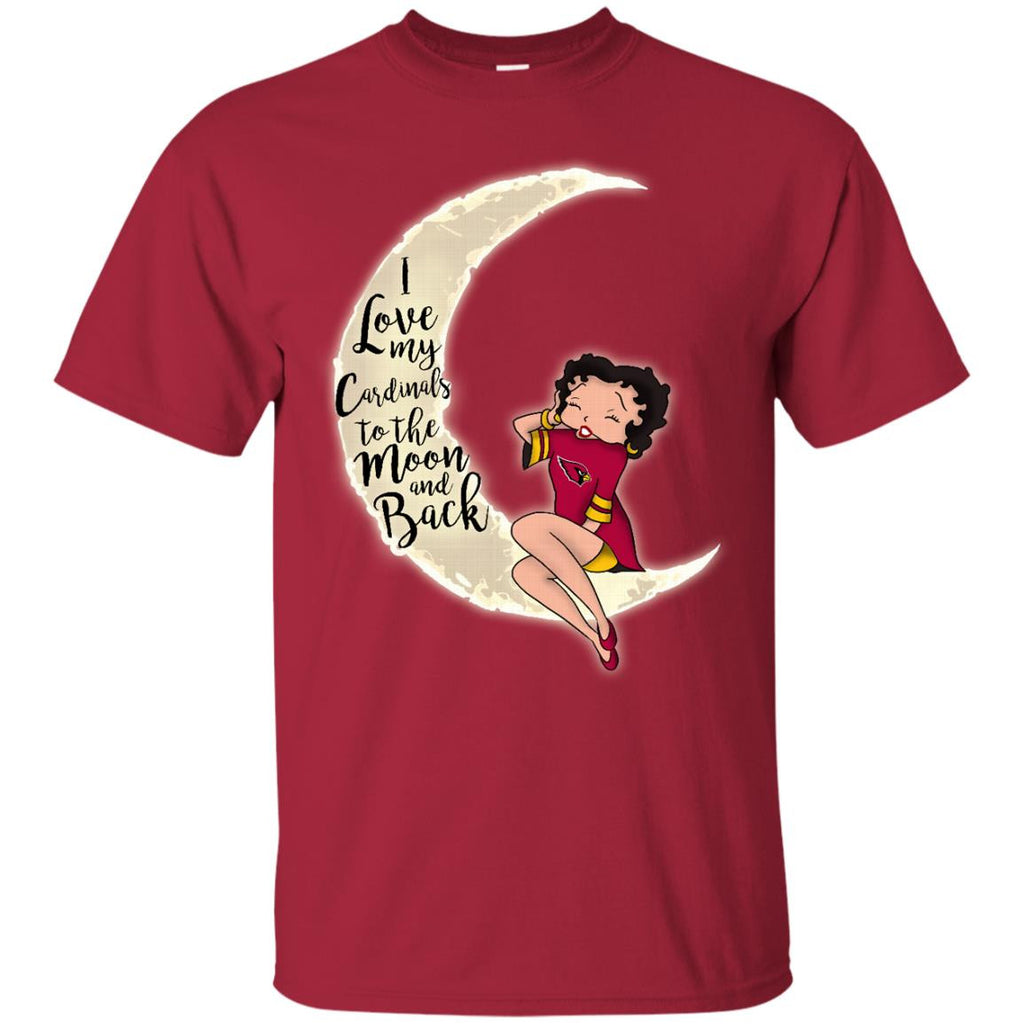 BB I Love My Arizona Cardinals To The Moon And Back T Shirt – Best Funny  Store