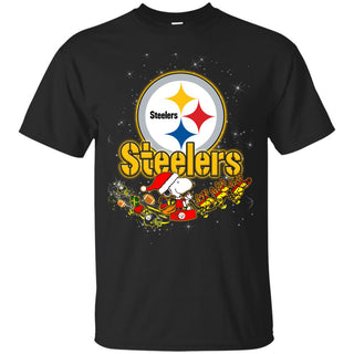 Snoopy Christmas Pittsburgh Steelers T Shirts