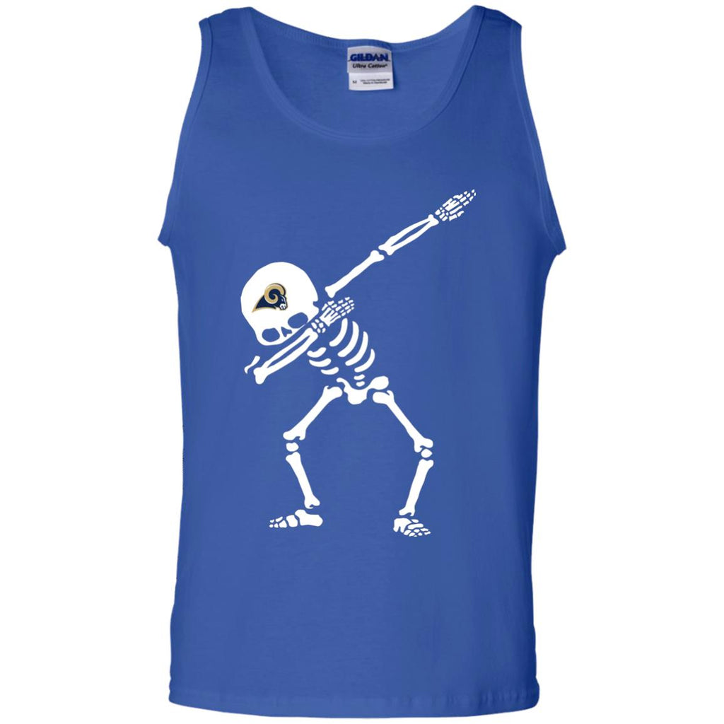 Dabbing Skull Los Angeles Rams T Shirts