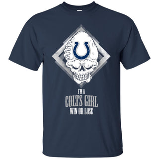 Indianapolis Colts Girl Win Or Lose T Shirts