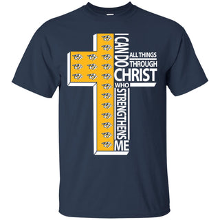 I Can Do All Things Through Christ Nashville Predators T Shirts