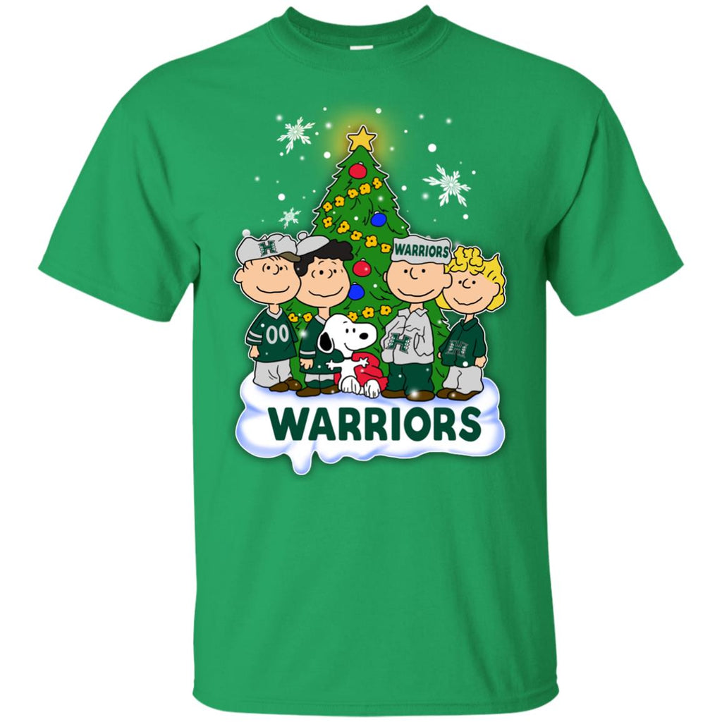 Snoopy The Peanuts Hawaii Rainbow Warriors Christmas T Shirts