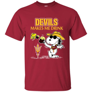 Arizona State Sun Devils Make Me Drinks T Shirts