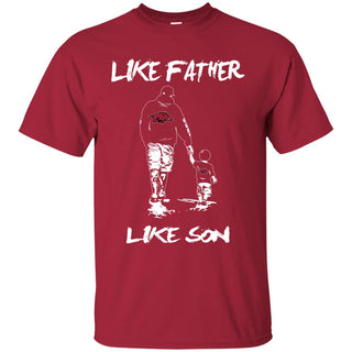 Like Father Like Son Arkansas Razorbacks T Shirt