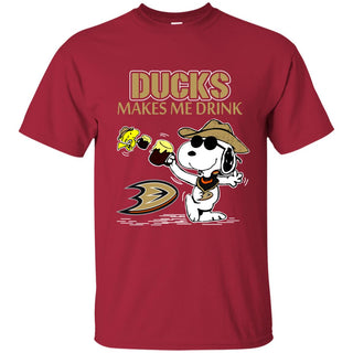 Anaheim Ducks Make Me Drinks T Shirts
