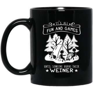 It's All Fun And Weiner Games Mugs