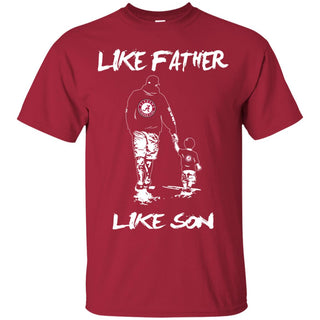 Like Father Like Son Alabama Crimson Tide T Shirt
