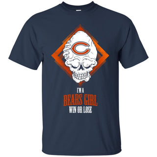 Chicago Bears Girl Win Or Lose T Shirts