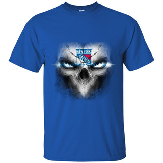 New York Rangers Skulls Of Fantasy Logo T Shirts