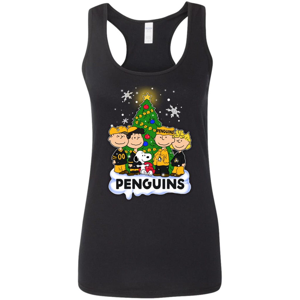 Snoopy The Peanuts Pittsburgh Penguins Christmas T Shirts