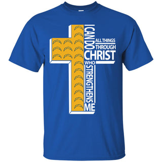 I Can Do All Things Through Christ Los Angeles Chargers T Shirts
