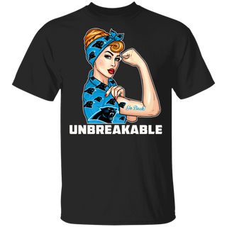 Beautiful Girl Unbreakable Go Carolina Panthers T Shirt