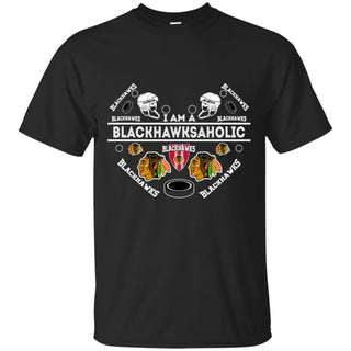 I Am A Blackhawksaholic Chicago Blackhawks T Shirts
