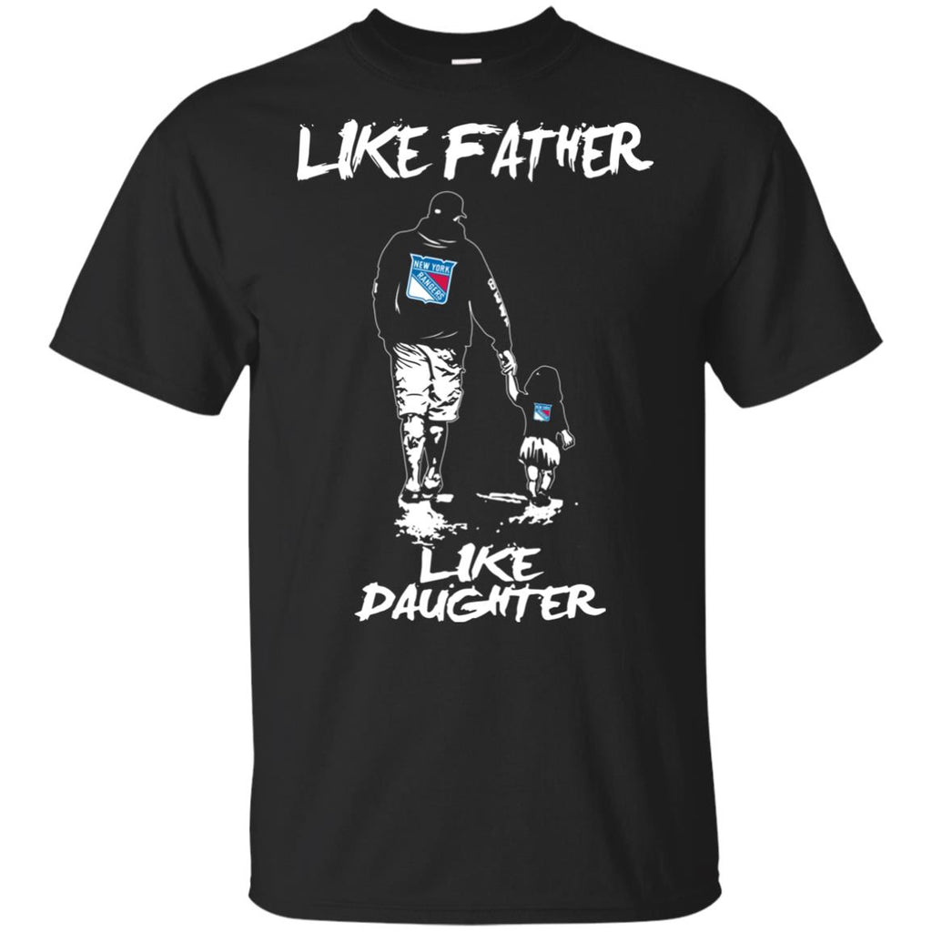 Like Father Like Daughter New York Rangers T Shirts