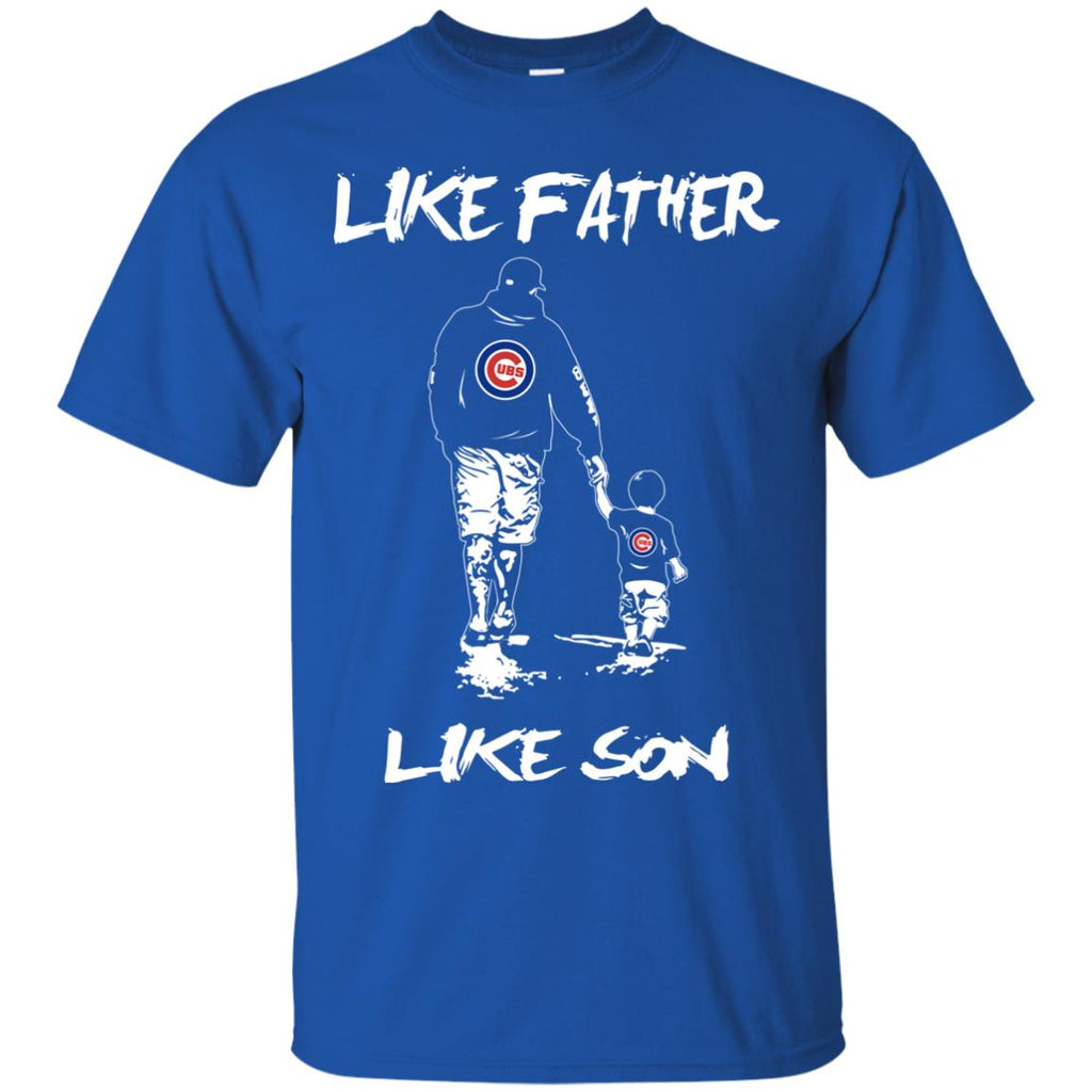 Like Father Like Son Chicago Cubs T Shirt – Best Funny Store