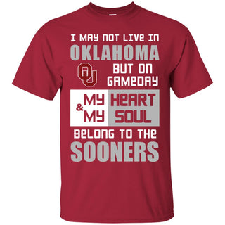 My Heart And My Soul Belong To The Sooners T Shirts